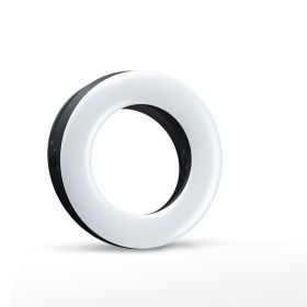 Led Selfie Ring Light For Cell Phone Photography Video Lighting Camera Photo On Youtube Live Streaming With USB Plug (Color: BLACK)