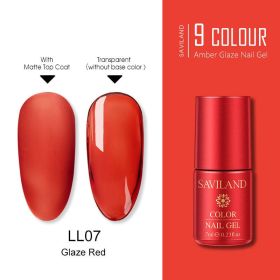 Transparent lasting phototherapy glue (Color: Red)