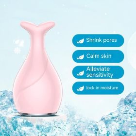 Ice Compress Hot And Cold Inductive Therapeutical Instrument (Color: PINK)